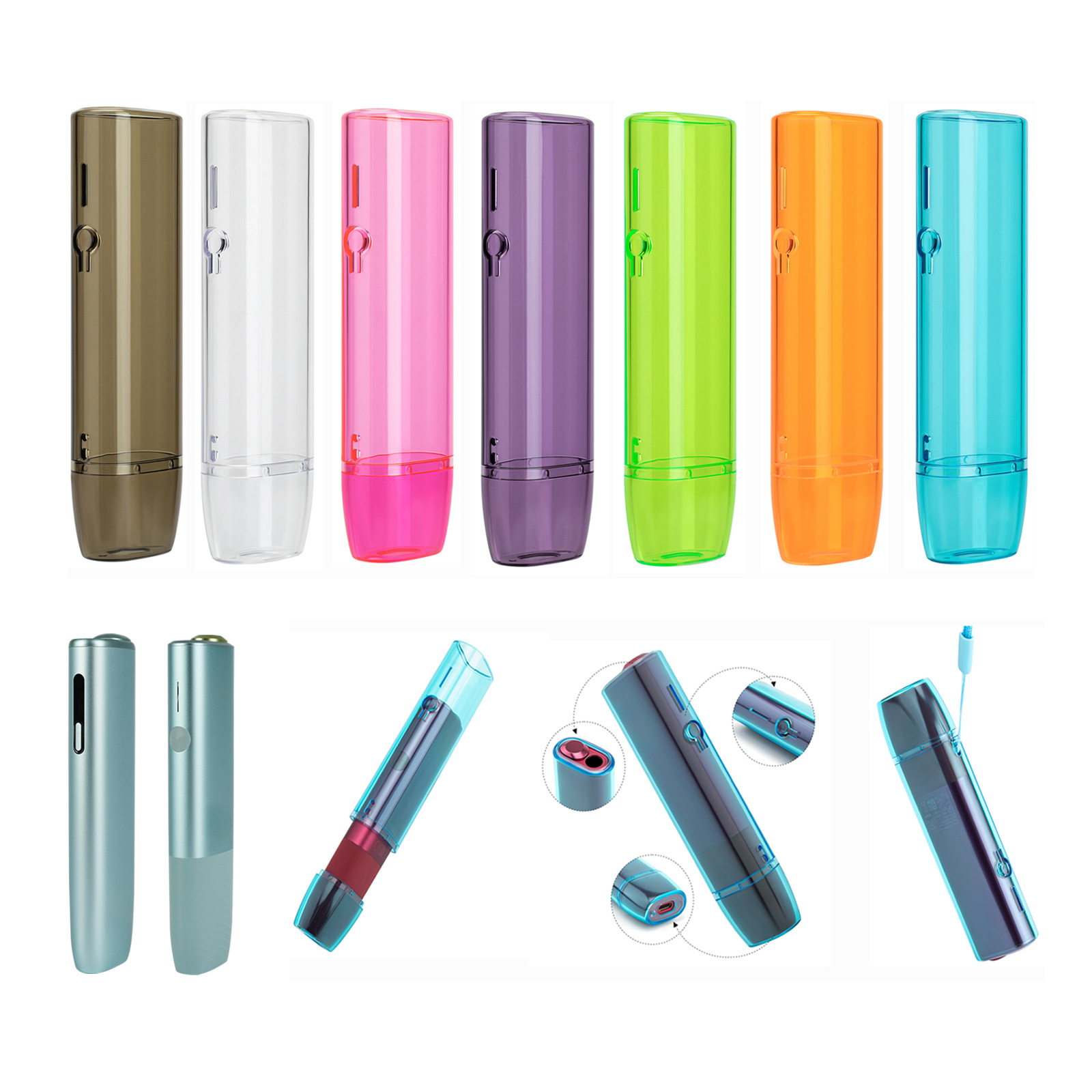 IQOS主機原廠保護殼套 適用IQOS ILUMA i ONE防摔矽膠保護套帶掛繩